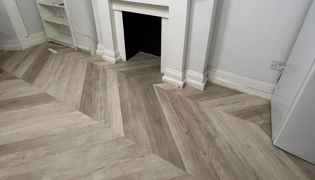 Herringbone Design Forbo North London Carpet Fitting